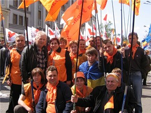 Бородавка в команде "оранжистов"-сторонников Виктора Ющенко, 2004 г. 