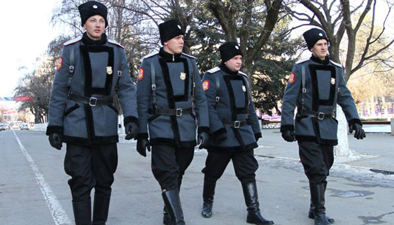 Казачья охрана райсудов в Москве